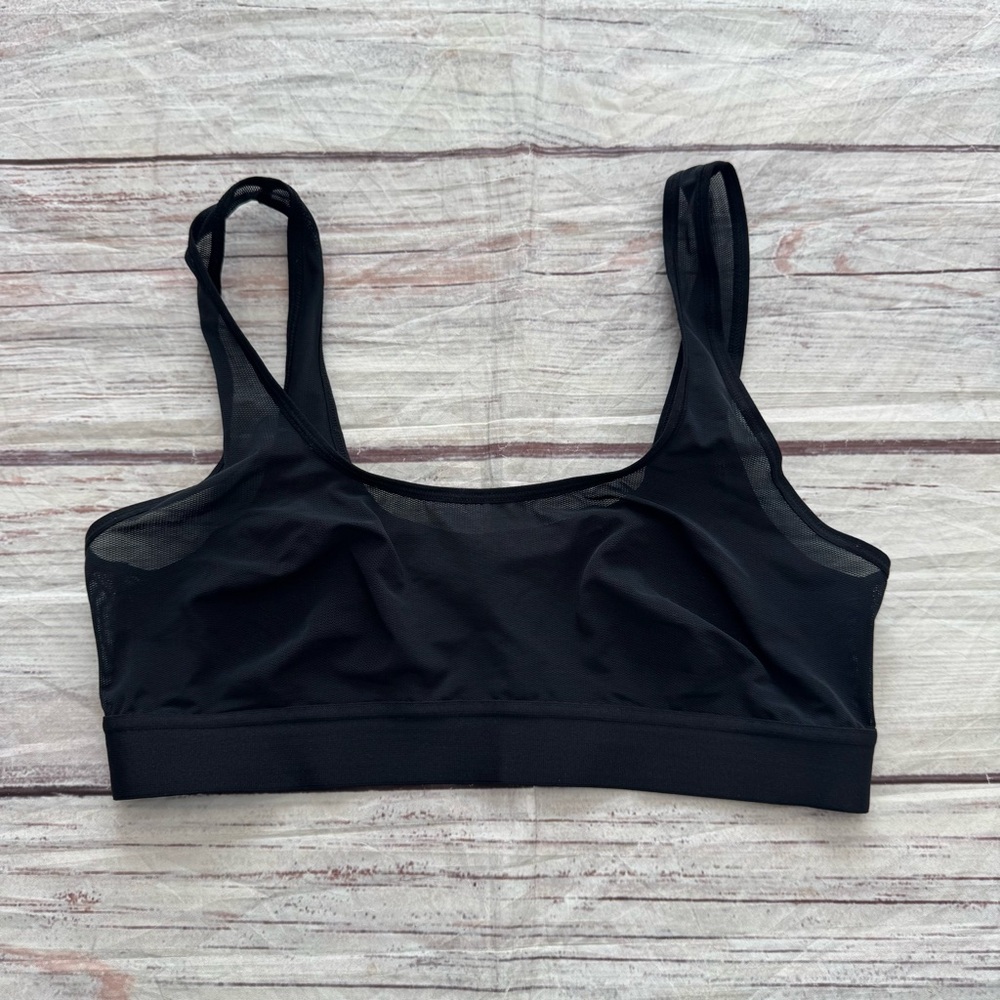 Negative Underwear Sieve Bra Top Black Mesh Size 3